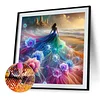 Diamond Painting -DIY Round Drill Beach Girl(40x40cm)
