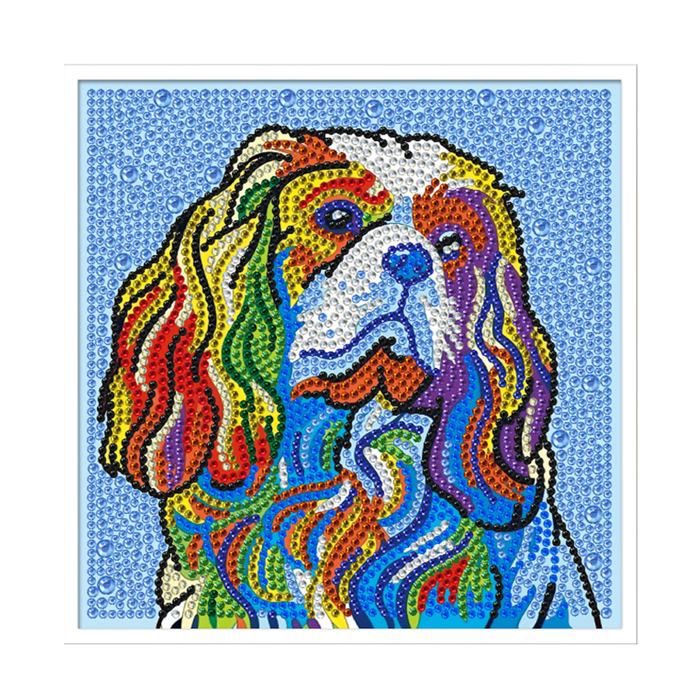 

Dog (With Frame) - Crystal Special Shaped Diamond Painting - 18*18CM, 501 Original