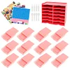 uk.everydayedeals (Limited Stock)12 Grids Diamond Painting Tray Tower Organizer - Red