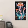 (40*70cm)Jellyfish - Round AB Drill Diamond Painting