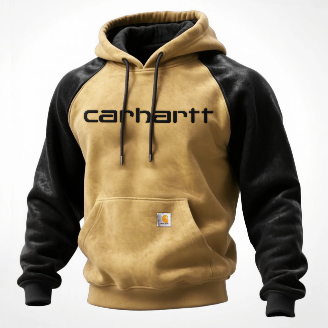 'Carhartt' Outdoor men's casual contrast stitching raglan sleeve hooded sweatshirt retro western sweatshirt