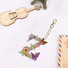 1Pc DIY Diamond Painting Lettter Keychain