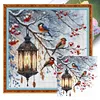 (Multi-Style) Bird And Lamp-11CT Stamped Cross Stitch 50*50cm/19.69*19.69in