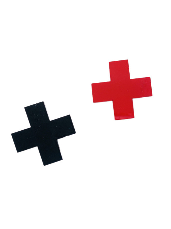 Acrylic Cross Solid Color Hair Pin