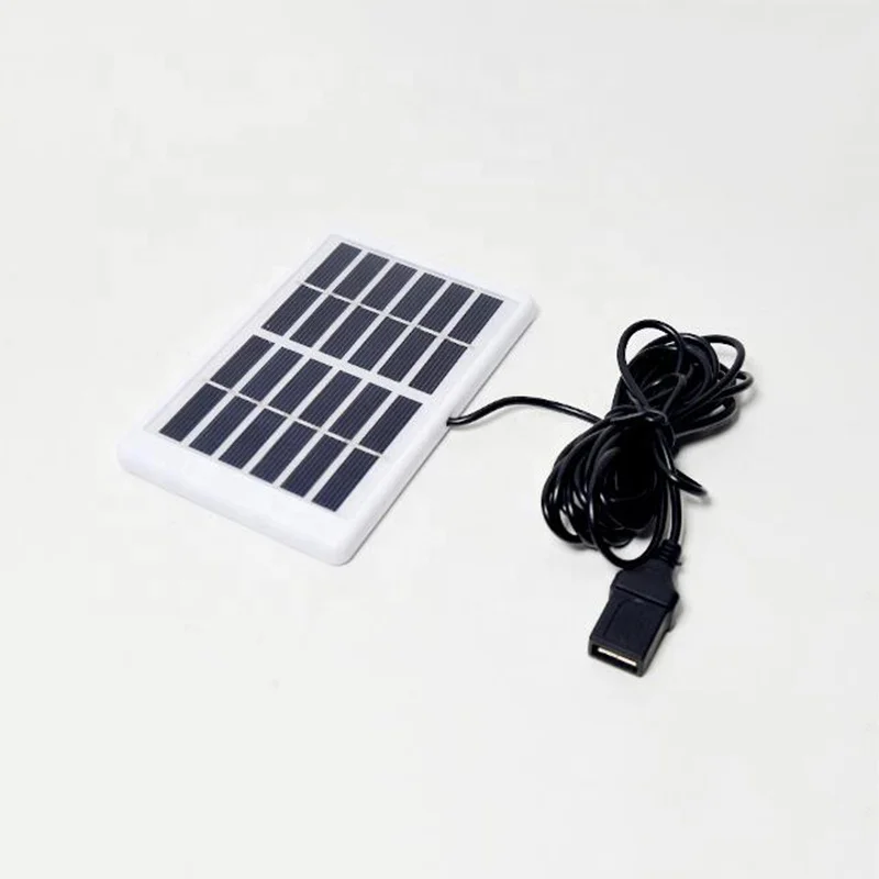 Portable Solar Panel 5V 6V Photovoltaic Charging Board USB Fast Charging Household Polycrystalline Solar Panels
