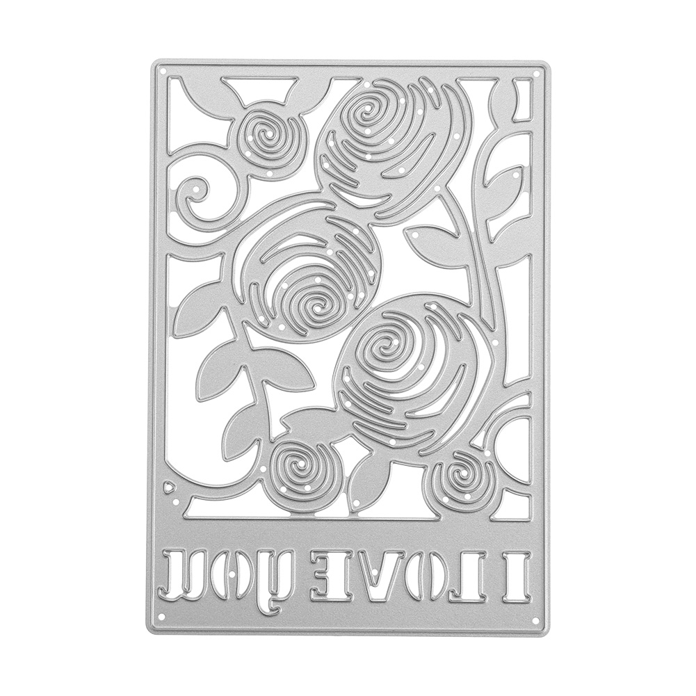 

I Love You Metal Stencil Cutting Die Scrapbooking Album Card Craft Decor-204612, 501 Original