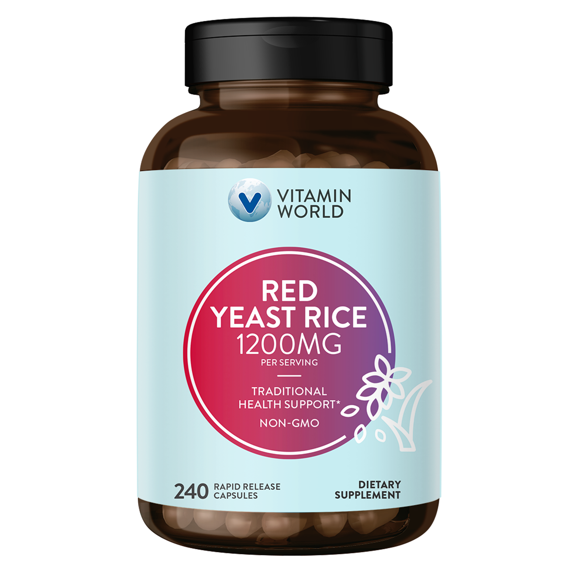 Red Yeast Rice 1200 mg. ROBINSON PHARMA