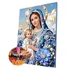 (Pre-Framed)Virgin Mary-Special Shape Diamond Painting Kit(30x40cm)
