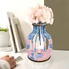 Vase Mandala En Bois-Ornement De Bricolage