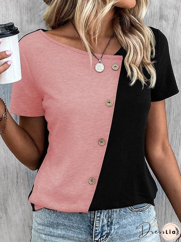 Comfortable V Neck Blouse