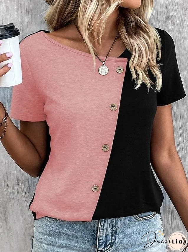 Comfortable V Neck Blouse