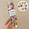 50PCS Colorful Heart Flower Hair Claws