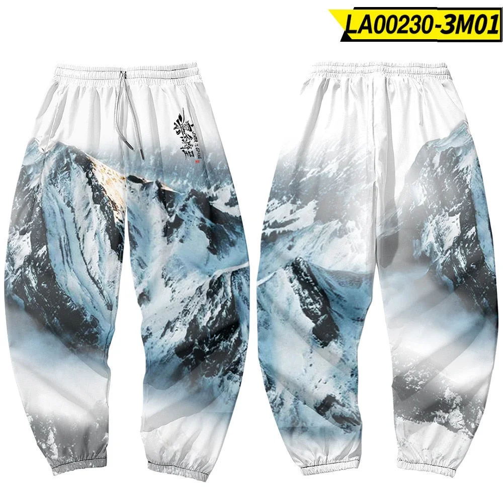 Japanese Style Anime Sweatpants Men Multi Pocket Long Cargo Pant Harajuku Jogger Trousers Streetwear Pants Plus Size 4XL 5XL 6XL
