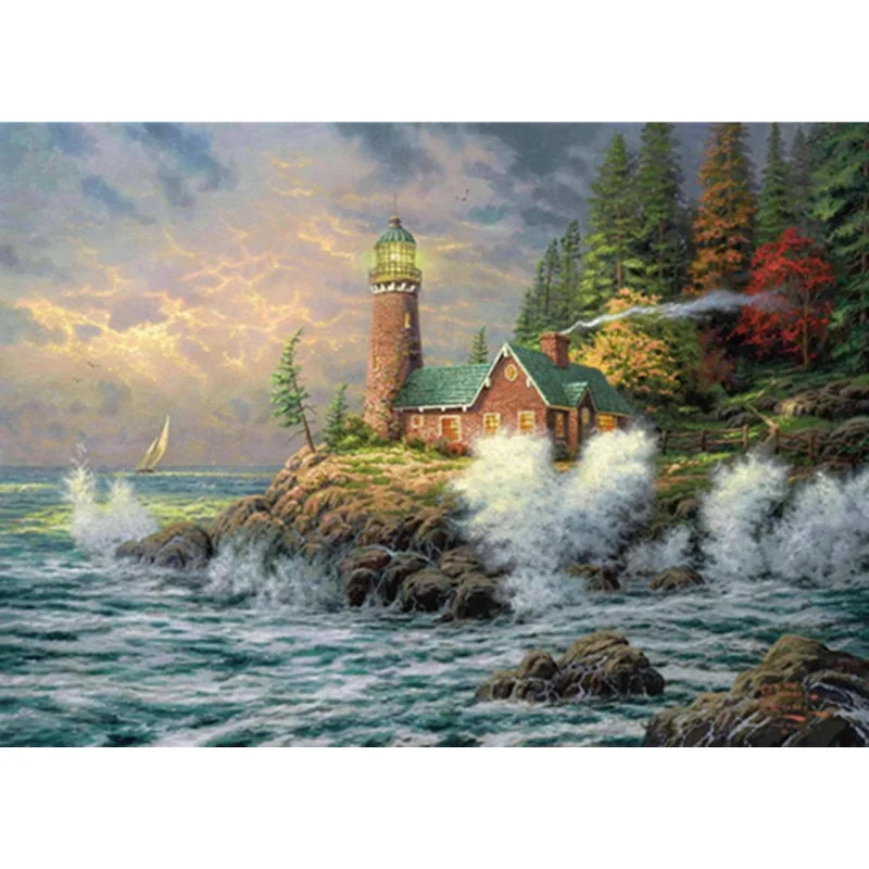 Swan Castle Jigsaw Puzzle 1000 Pieces Education Decompression Toys for Adults/Children/Kids Fairy Tale World