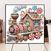 Diamond Painting-DIY Crystal Rhinestone Candy Train