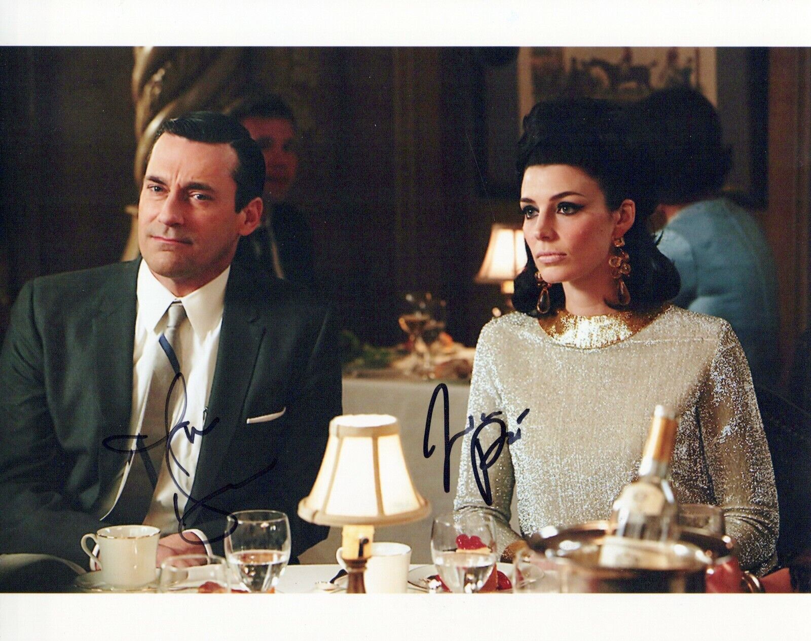 Mad Men autographed Photo Poster painting signed 8x10 #1 Jon Hamm Jessica Pare