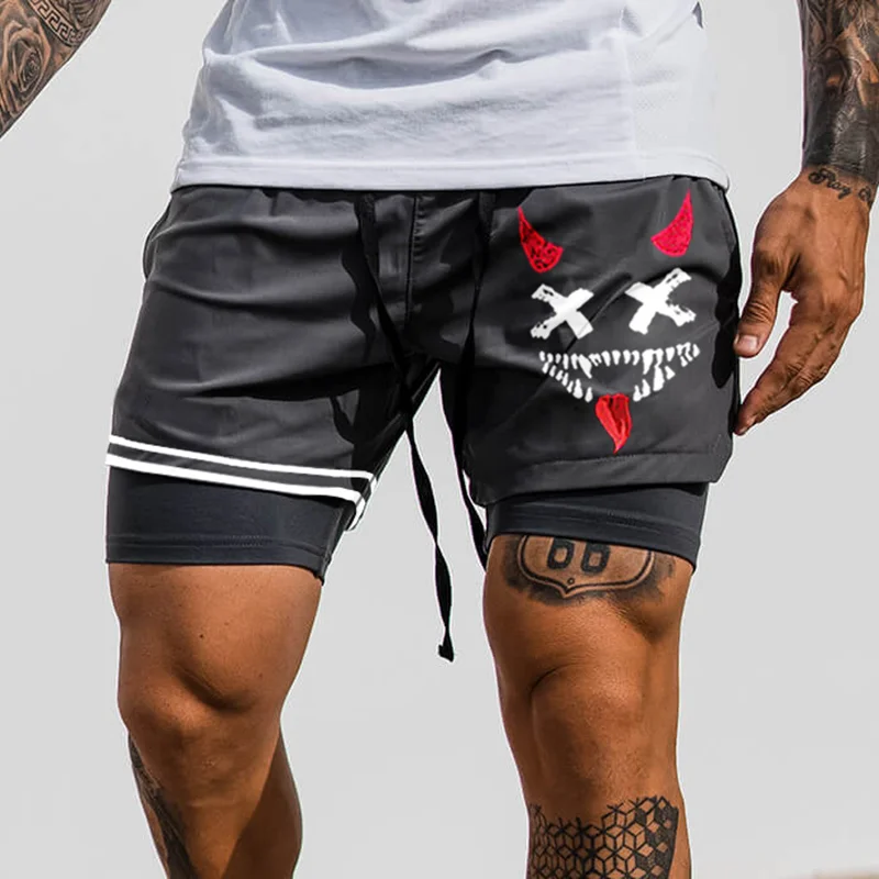 Men's Smiley Shorts Performance Shorts