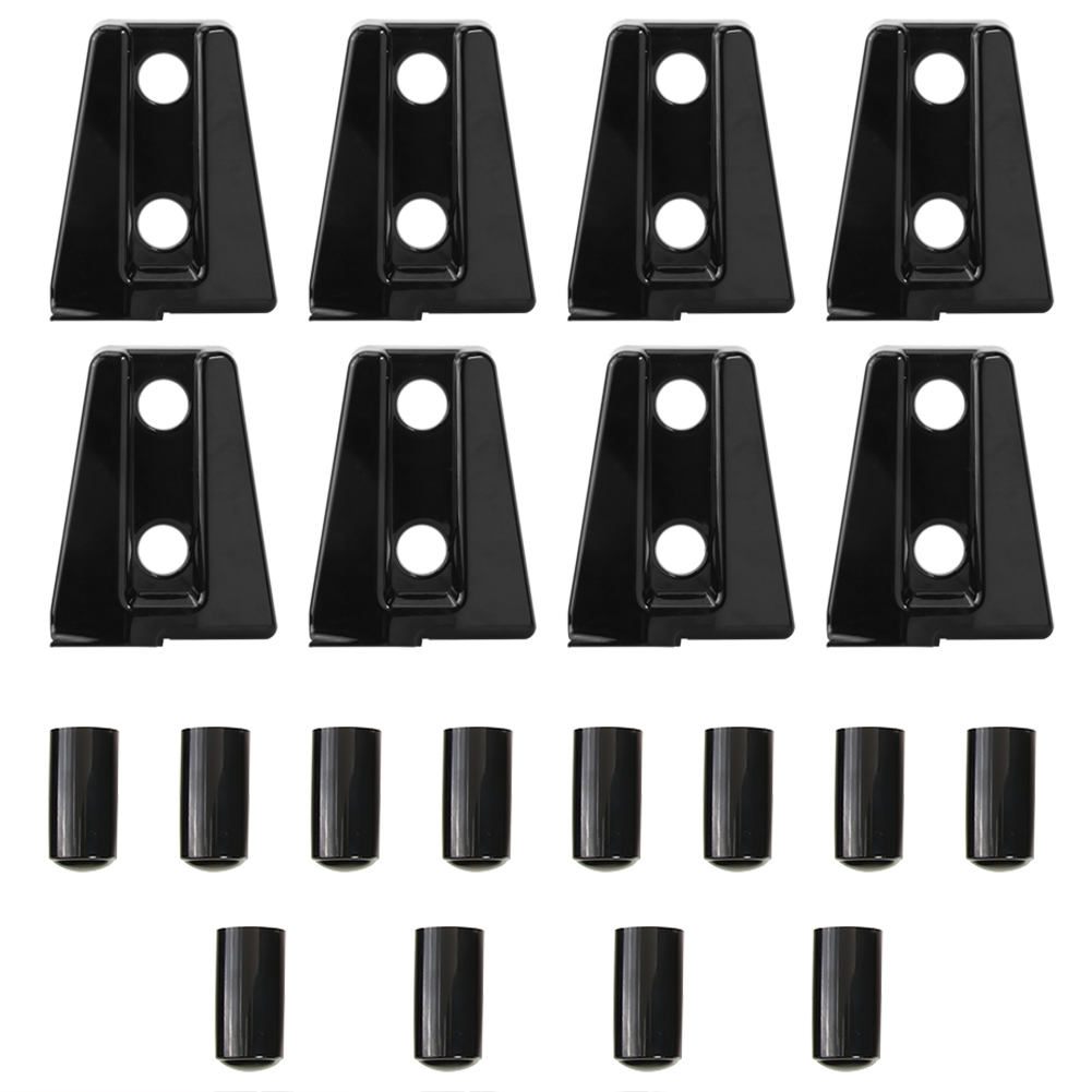 

8pcs Door Hinge Cover Styling Protector for Jeep Wrangler JK 4-Door 07-17, 501 Original