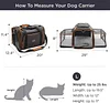 Pet Carriers,Soft-Sided Cat Carrier,Collapsible Travel Pet Privacy Protection Travel Carrier,Airline Approved Dog Carrier,4 Sides Open Doors 2 Sides Expandable,Cat Carrier for Small Medium Pet Puppies