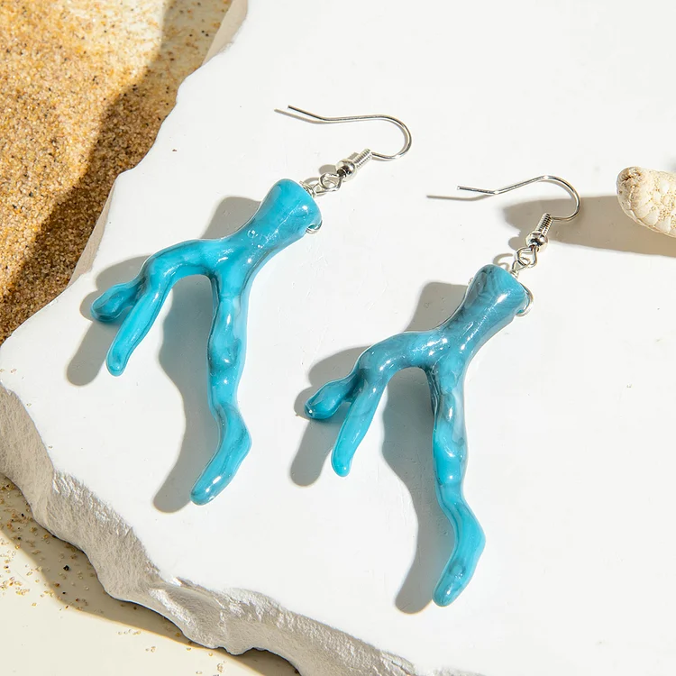 Summer Seaweed Earrings