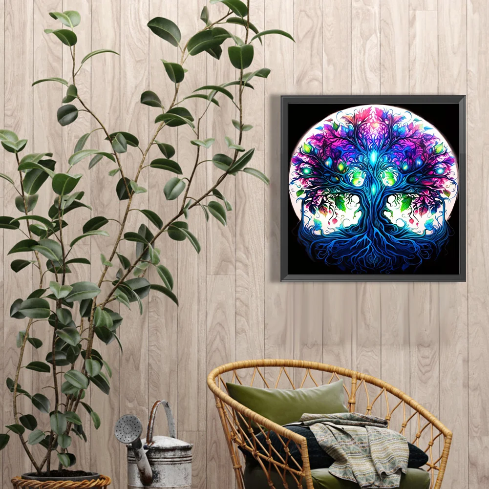 Diamond Painting - Full Round Drill - Life Tree(Canvas|40*40cm)