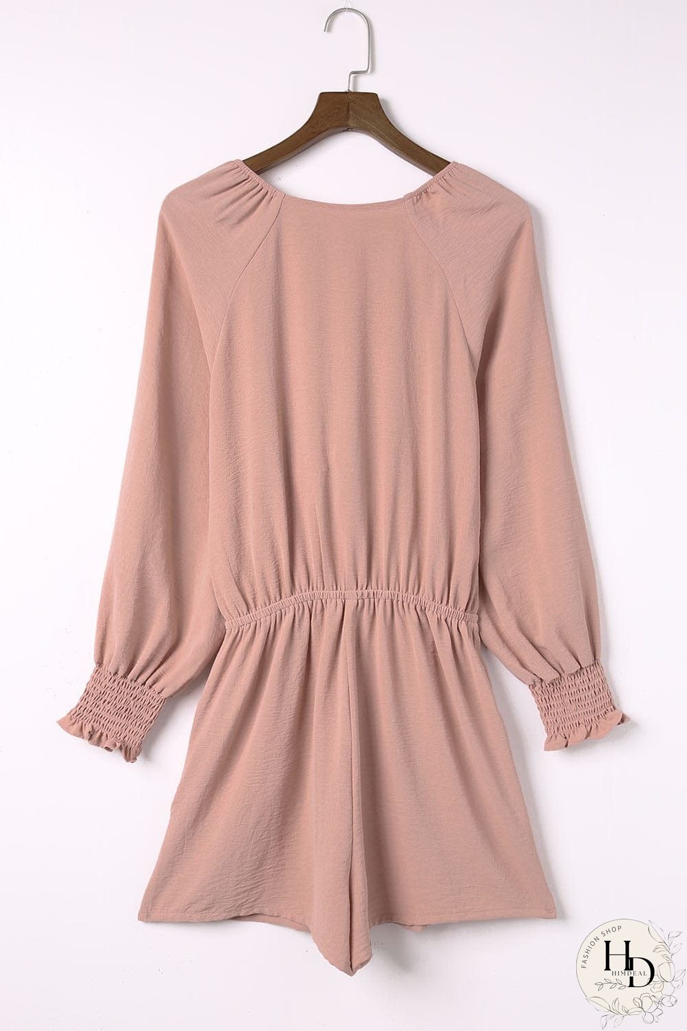 Round Neck Belted Long Sleeve Dress