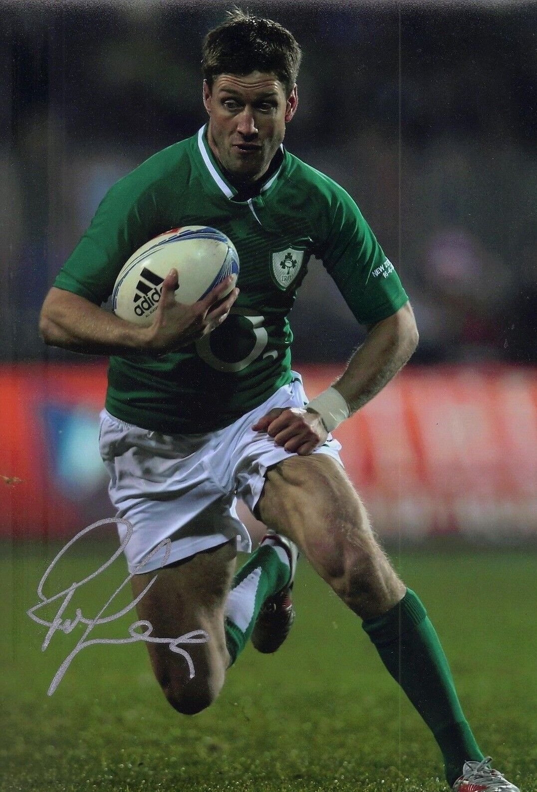 Ronan O'Gara Signed 12X8 Photo Poster painting Ireland & Munster Rugby Genuine AFTAL COA (2230)