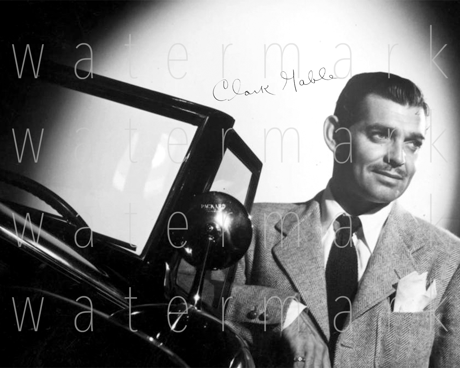 Clark Gable signed Photo Poster painting 8X10 poster picture autograph RP