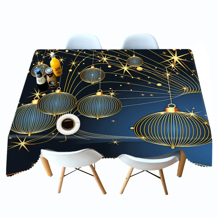 

Golden Lantern and Tree - 3D Tablecloth, 140*180cm, 501 Original