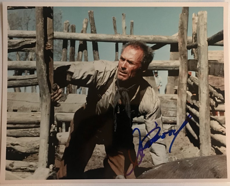 Clint Eastwood Signed Autographed Unforgiven