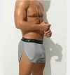 Men's High-End Loose A Luo Pants Ice Silk Breathable Home High-Slit Boxer Shorts
