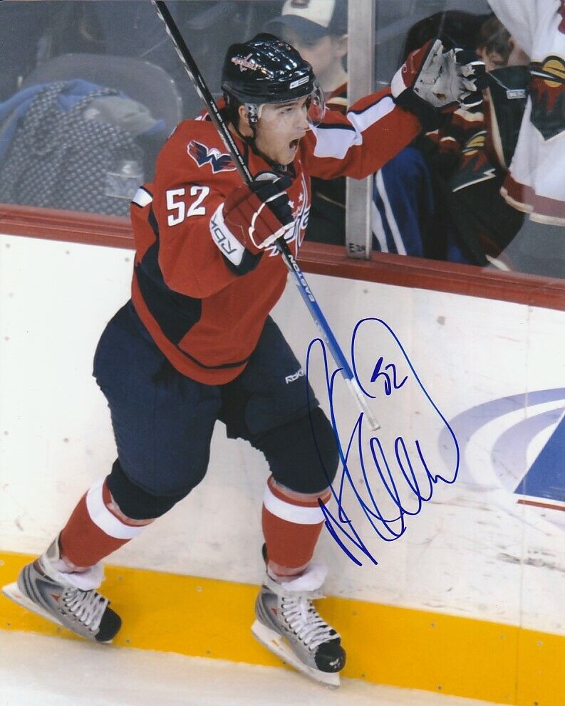 MIKE GREEN SIGNED WASHINGTON CAPITALS 8x10 Photo Poster painting #1 Autograph