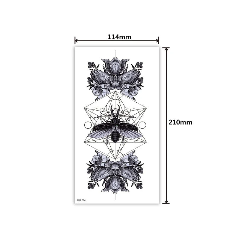 Full Arm Tattoo Sticker Creative Personality Small Full Arm Temporary Tattoo Original Waterproof Sweat Lasting Tattoo Sticker