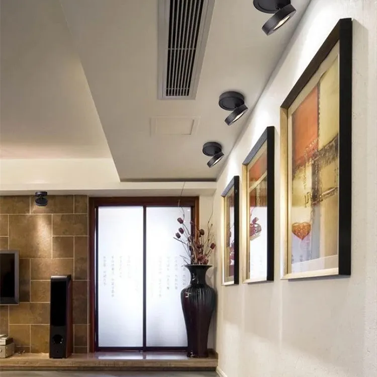 Novak Modern Adjustable Square Ceiling Light Spotlight