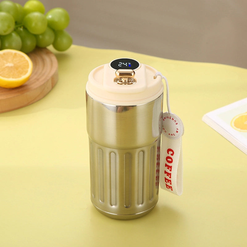 Car Smart Coffee Cup High Color Value Display Temperature Water Cup 316 Stainless Steel Thermos Cup Gift Custom Logo