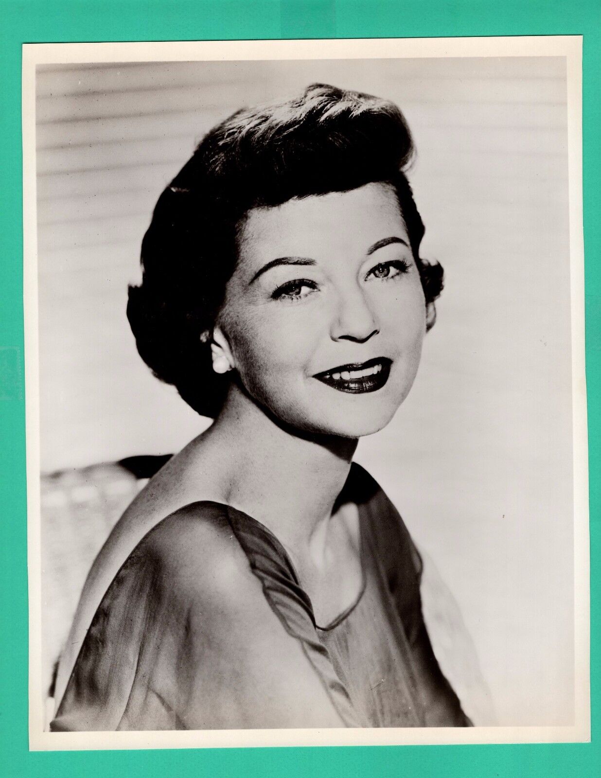 HARRIET HILLIARD Actress Movie Star Promo 1940's Vintage Photo Poster painting 8x10