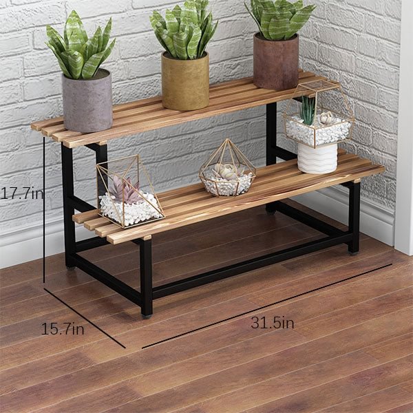 GLVEE Outdoor Multilayer Stepped Floor Shelving