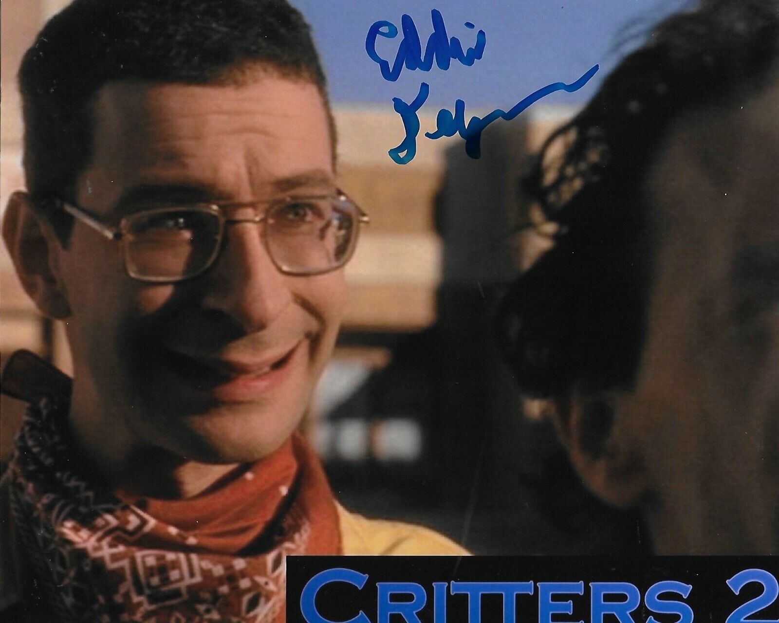 Eddie Deezen Critters Original Autographed 8X10 Photo Poster painting #4 signed @HollywoodShow