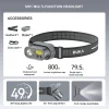 MH1 Smart Headlamp Multifunctional Waving Sensor COB Outdoor Adventure Strong Light Hand Portable Fishing Hiking Headlamp