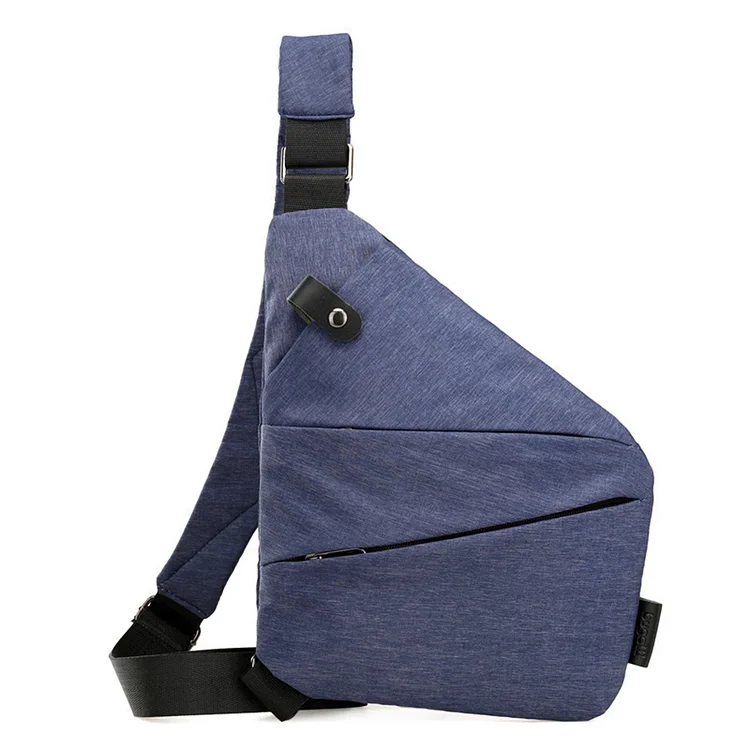 Fashion Chest Bag Large Capacity Hip Bum Bag Solid Color Ultrathin for Men Women