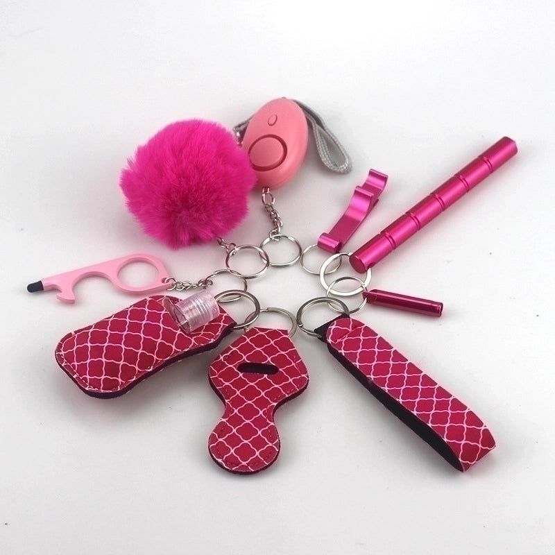 Original Design Self-defense Sunflower Self-defense Self-defense Metal Bag Pendant Self-defense Keychain