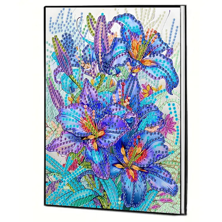 【Notebook】Special Shaped Flowers Birds 5D DIY Diamond Art Painting Notebook Kit for Adults gbfke