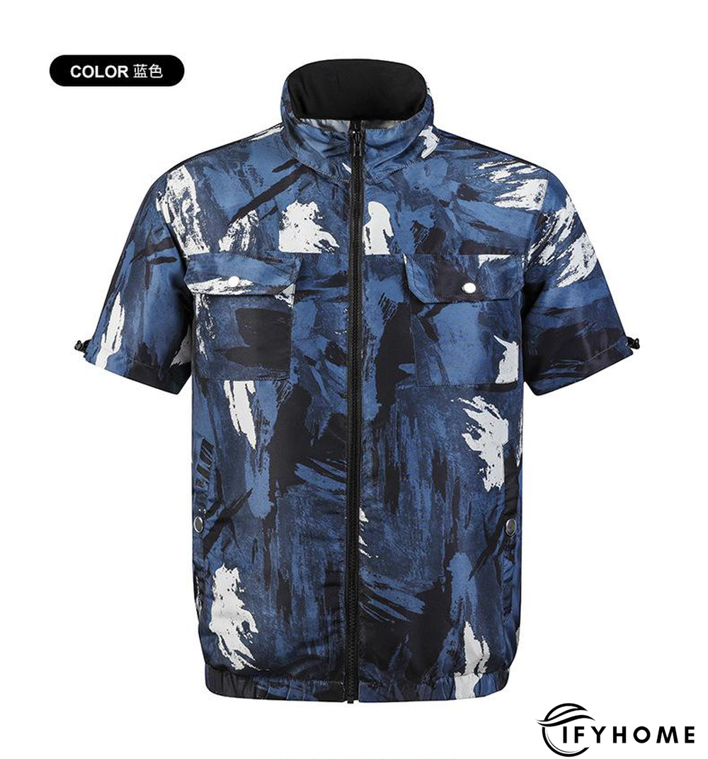 Fan Cooling Heatstroke Rechargeable Air Conditioner Outdoor Workwear | IFYHOME
