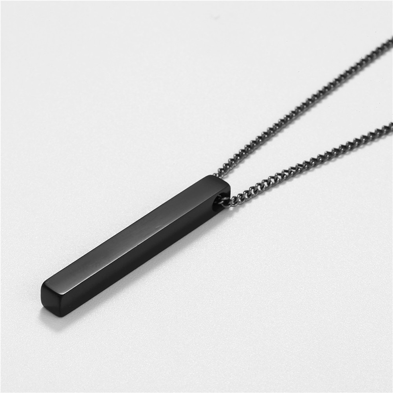 Hip Hop Geometric Stainless Steel Pendant Necklace - Helixace
