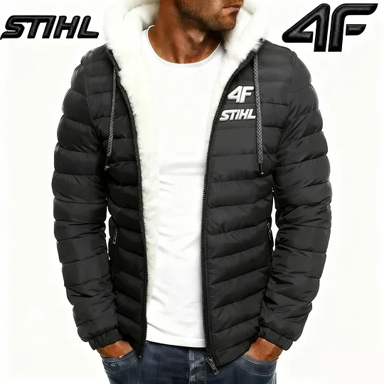 Kurtka 4F x STIHL, premium, outdoor, windproof, zimowe przygody na świeżym powietrzu