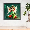 Diamond Painting -DIY Round Drill Xmas Elf Girl(40x40cm)