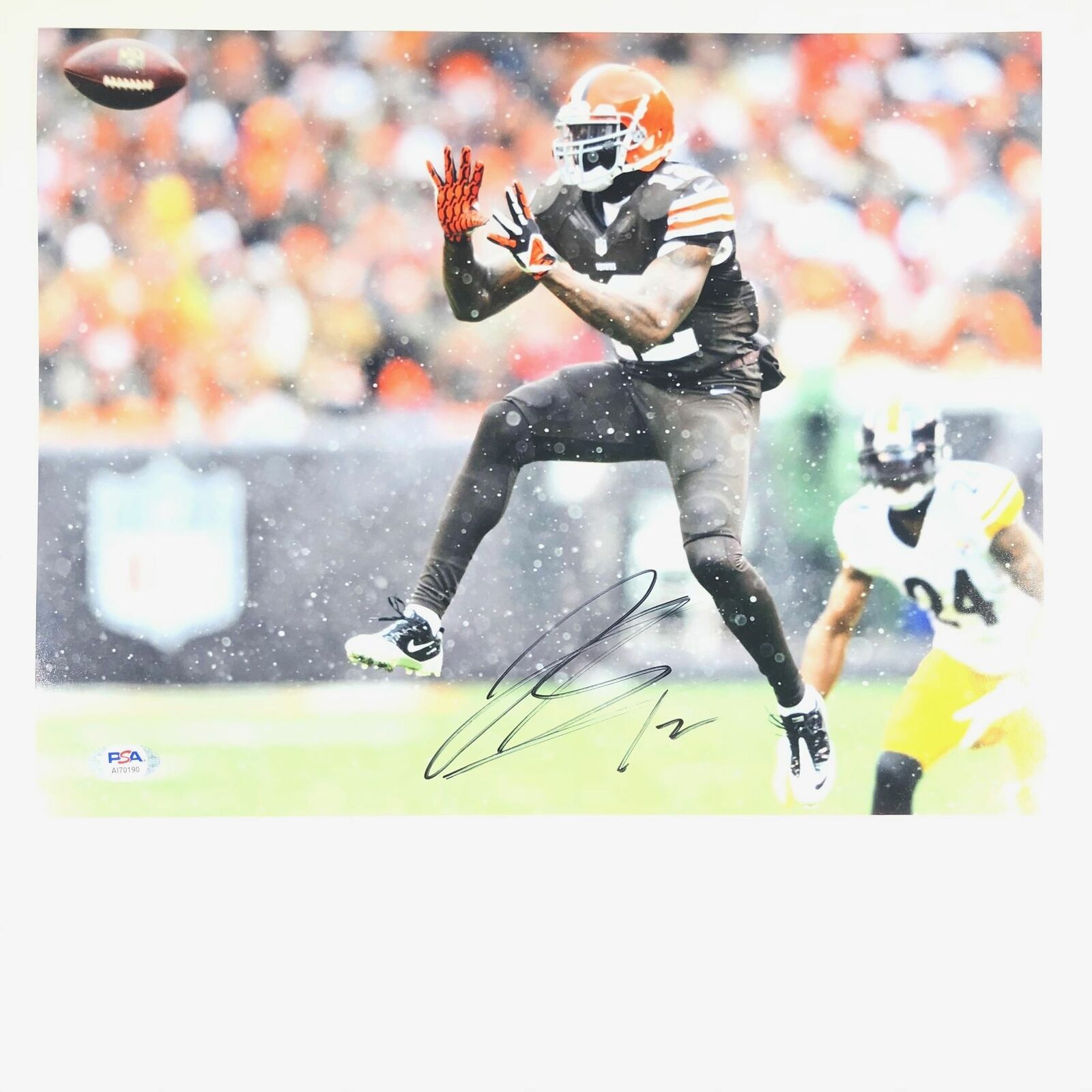 JOSH GORDON signed 11x14 Photo Poster painting PSA/DNA Cleveland Browns