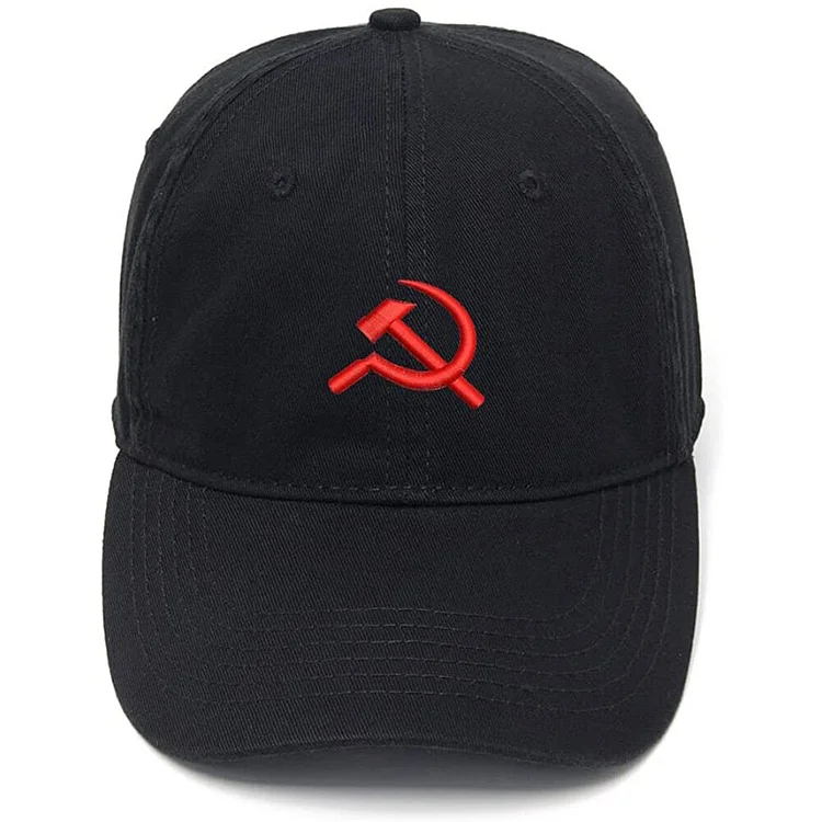 Lyprerazy Mens Baseball Cap CCCP Communist Flag Embroidery Hat Cotton Embroidered Casual Baseball Caps