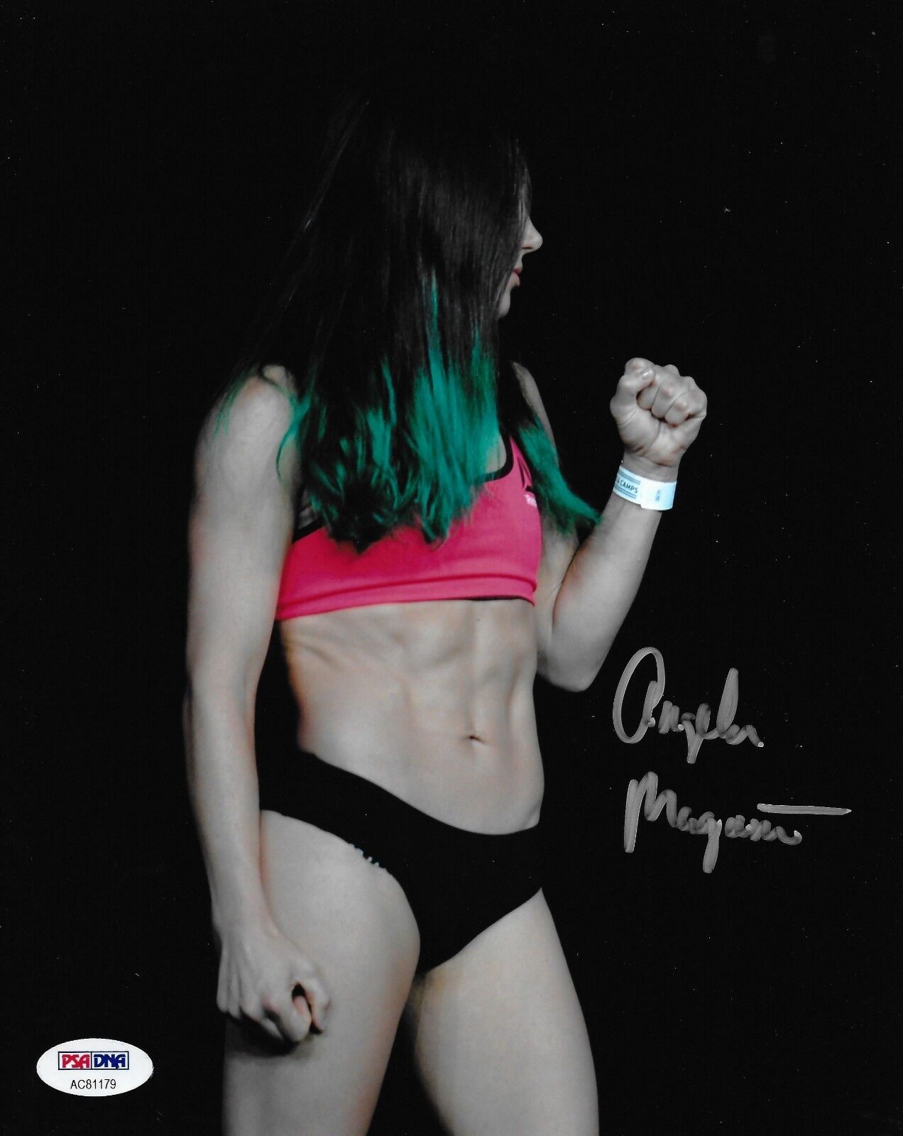 Angela Magana Signed UFC 8x10 Photo Poster painting PSA/DNA COA TUF 21 Finale Picture Autograph