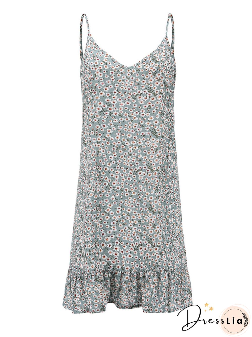 Summer Boho Floral Dress Women Backless Spaghetti Strap Dress Beach Sexy Bohemian Flower Short Party Dresses For Women